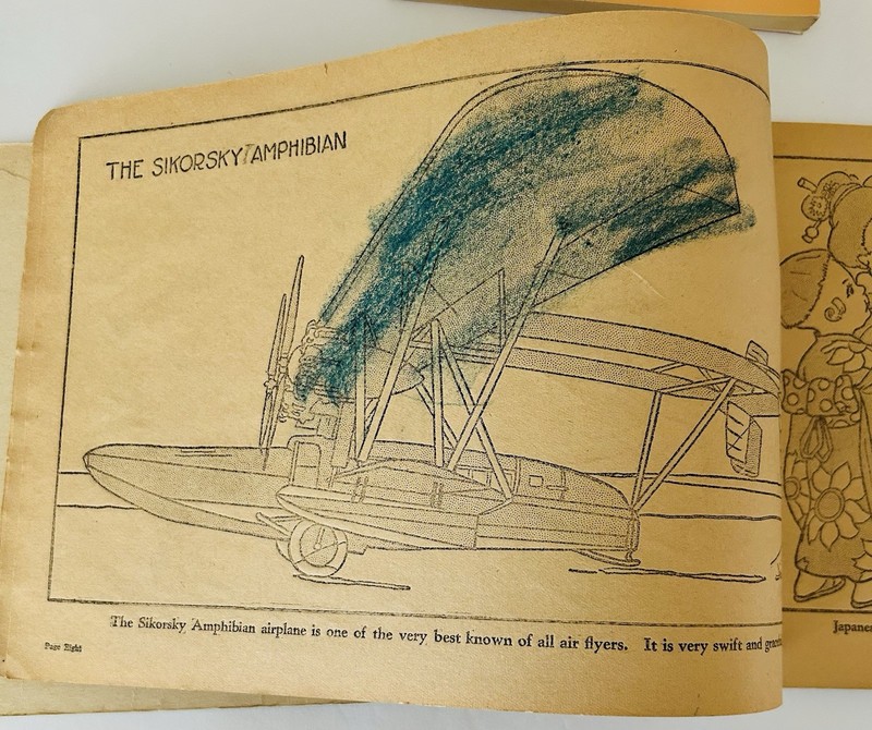 A Paintless Paint Book 80 Pages Whitman Publishing 1931 Racine Wisconsin gallery