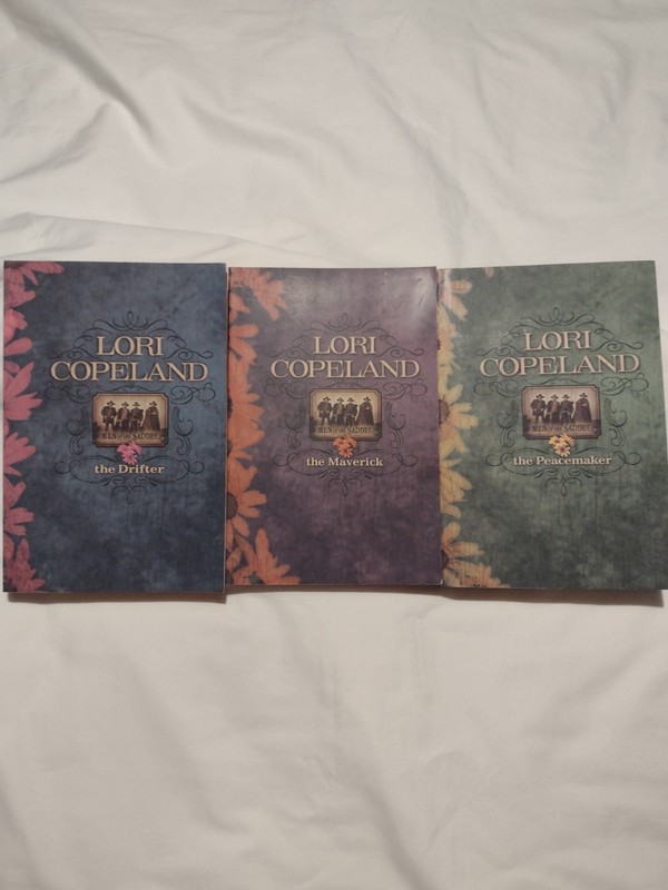 LORI COPELAND lot of 3 MEN of THE SADDLE (WESTERN ROMANCE) Books 2004