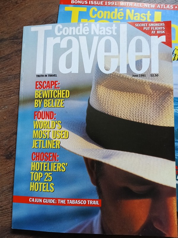 2 Conde Nast Traveler Magazines June 1991/Bonus :Island finder magazine 1991 gallery