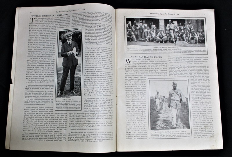THE LITERARY DIGEST MAGAZINE 4 OCTOBER 1924 NEWS GENERAL INTEREST SCIENCE gallery