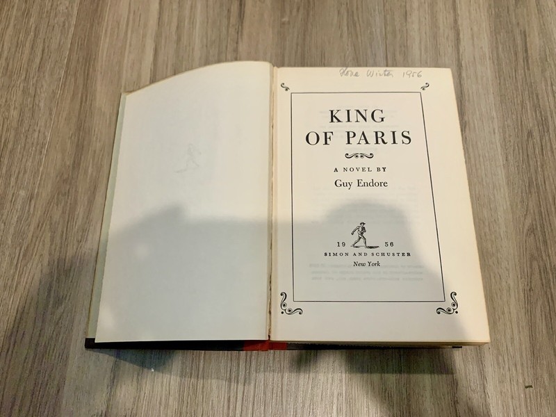 King of Paris: A Novel by Guy Endore (1956, Hardcover) 1st Edition/2nd Printing gallery