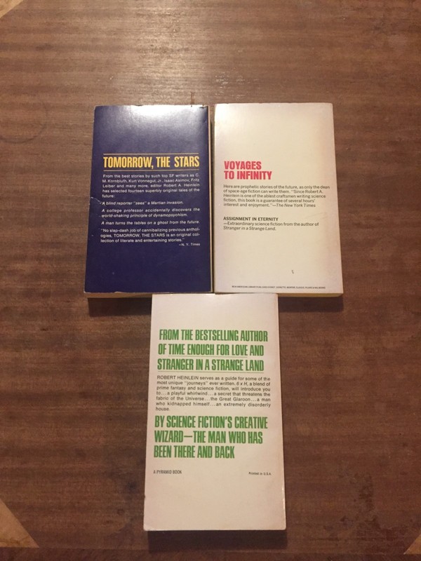 ROBERT A. HEINLEIN Paperback Book Lot x3 6XH, Assignment in Energy, Tomorrow gallery