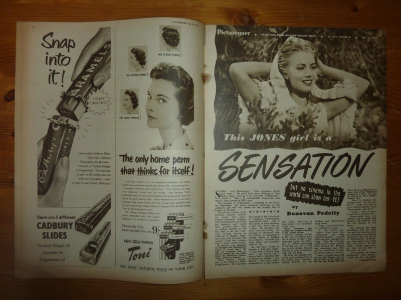 PICTUREGOER No 1054 Vol 30 16TH JULY 1955 DIANNE FOSTER COVER GINA LOLLOBRIGIDA gallery