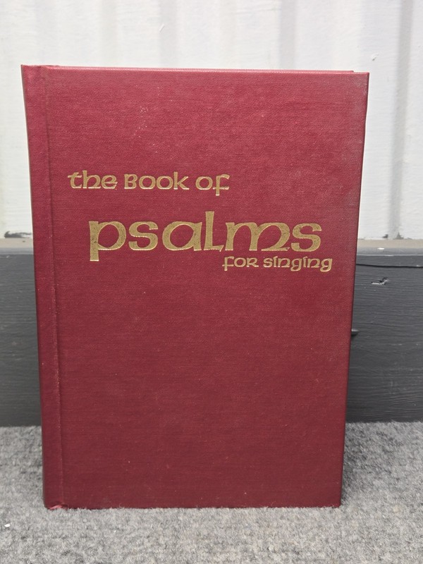 Book of Psalms for Singing 25th Anniversary Red Hardcover C&C Hymnal