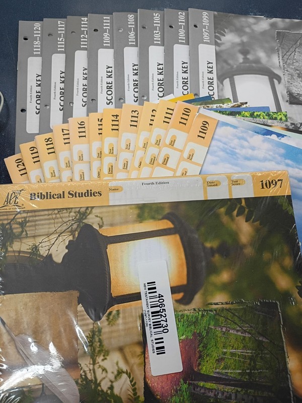 ACE New/Old Testament Survey Biblical Studies 1097-1120 Student Books/Score Keys