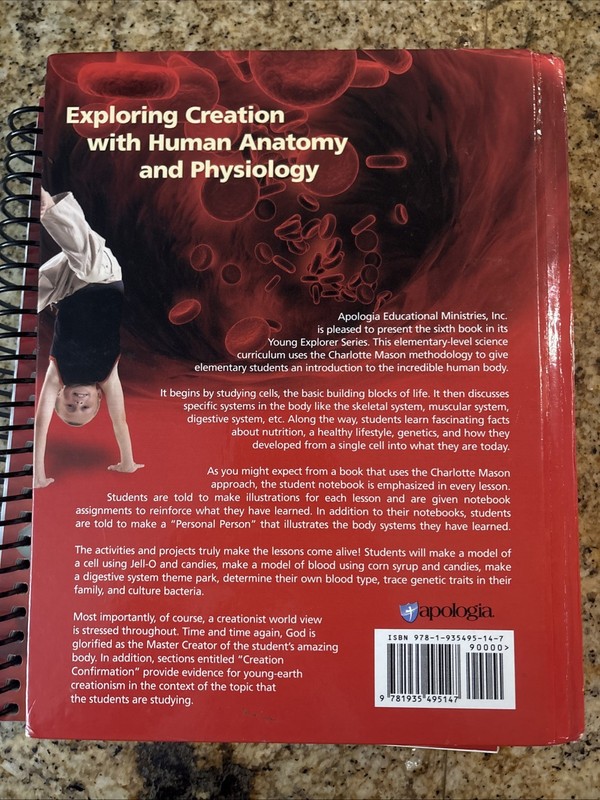Exploring Creation with Human Anatomy and Physiology Textbook + Notebook Journal gallery