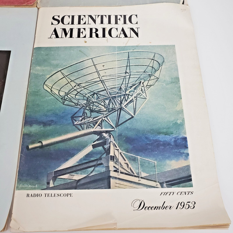 Scientific American Magazine lot of 6 Vintage Issues 1949 - 1953 gallery