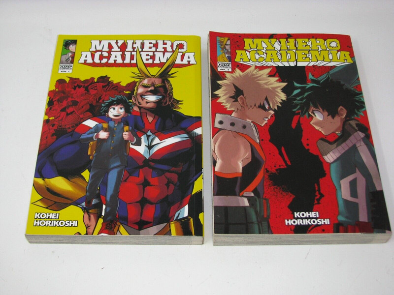 My Hero Academia Manga Lot Volumes 1 & 2 by Kohei Horikoshi VIZ Media