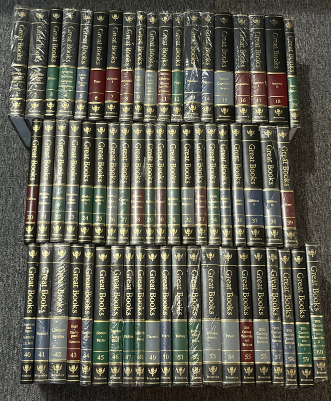 Great Books of the Western World 60 Complete Vol Set Britannica 2005 Some Sealed