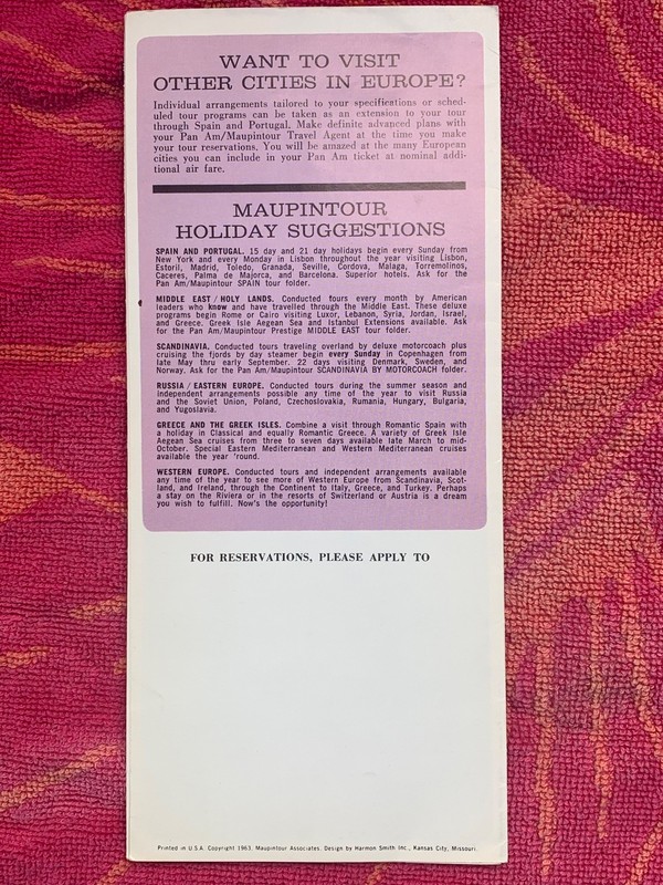 Morocco, travel, brochure, 1964, 12 panels, 9 X 4 in. See Picture and Condition. gallery