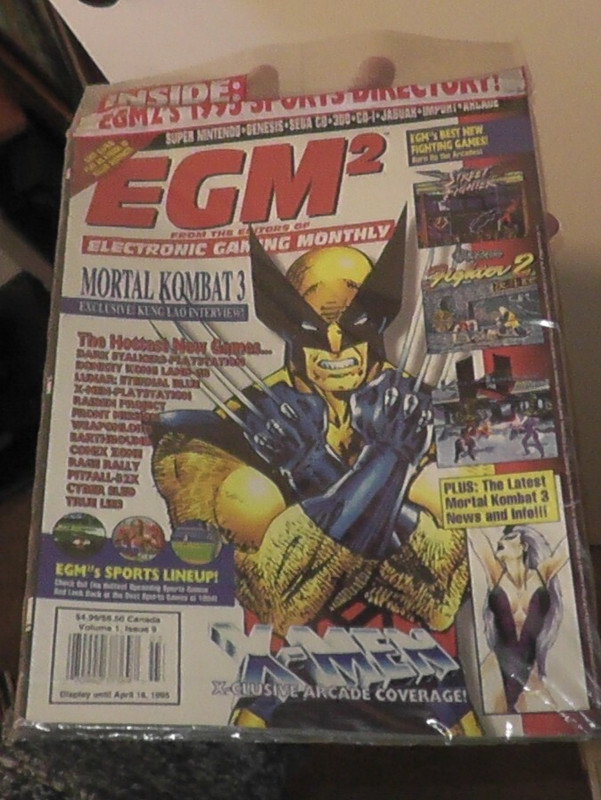 new factory sealed electronic gaming monthly egm2 1995