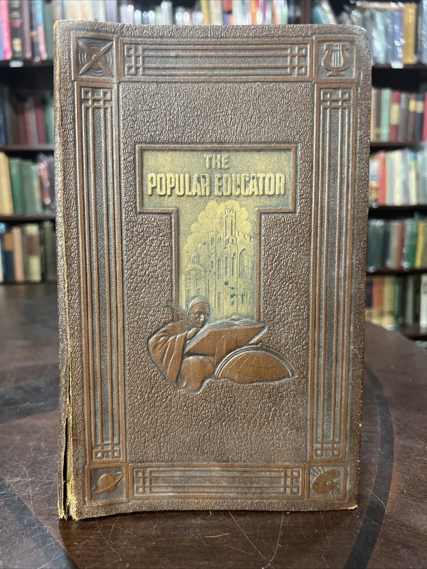The Popular Educator 1938 in decorative Binder 9 Issues (43-48). 6-5