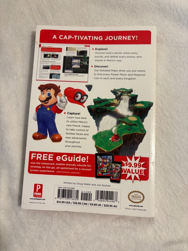 Super Mario Odyssey Nintendo Switch Book Official Licensed Mario Preowned gallery