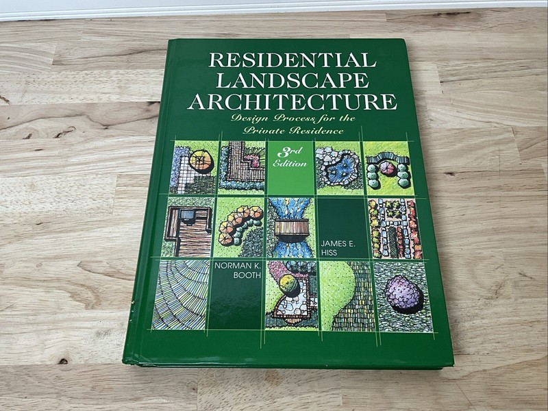 Residential Landscape Architecture Design Booth Hiss 3rd Ed Textbook VERY GOOD