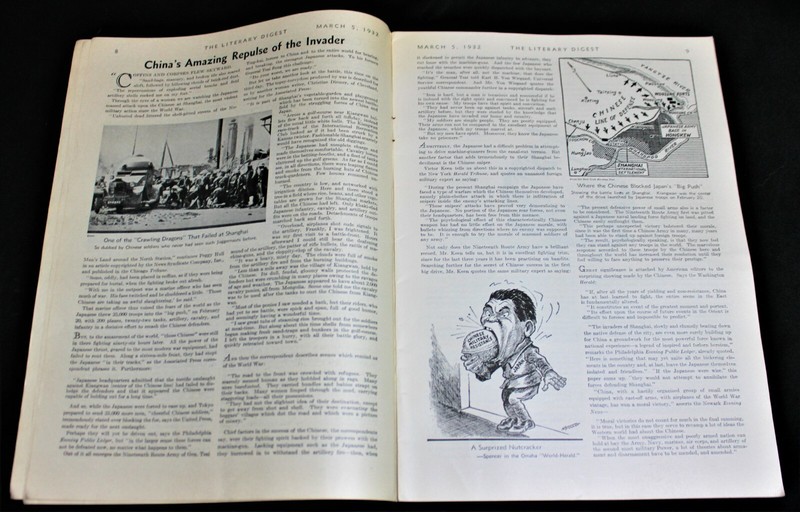 THE LITERARY DIGEST MAGAZINE 5 MARCH 1932 NEWS GENERAL INTEREST STORIES gallery
