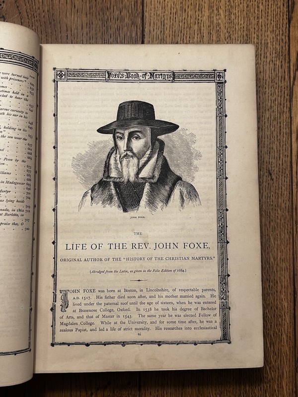 c1880 John Foxe’s Book of Martyrs - Cassell Illustrated - William Bramley-Moore gallery