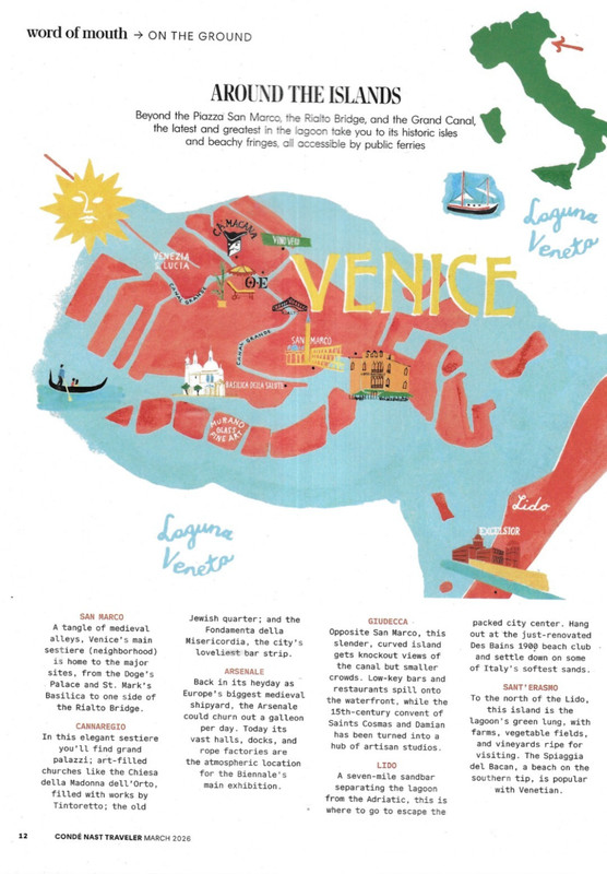 Conde Nast Traveler Magazine Palm Springs Switzerland Hokkaido Venice Aspen 2026 gallery