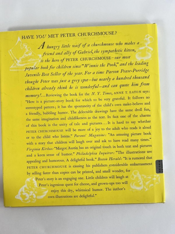 Vintage Gabriel Churchkitten Margot Austin E P Dutton Yellow HC DJ 1966 USA gallery