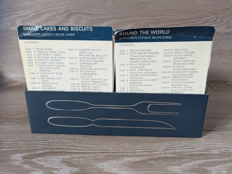 Marguerite Patten Hamlyn Recipe Cards Vintage Susan King UK Pls Read 3 Missing