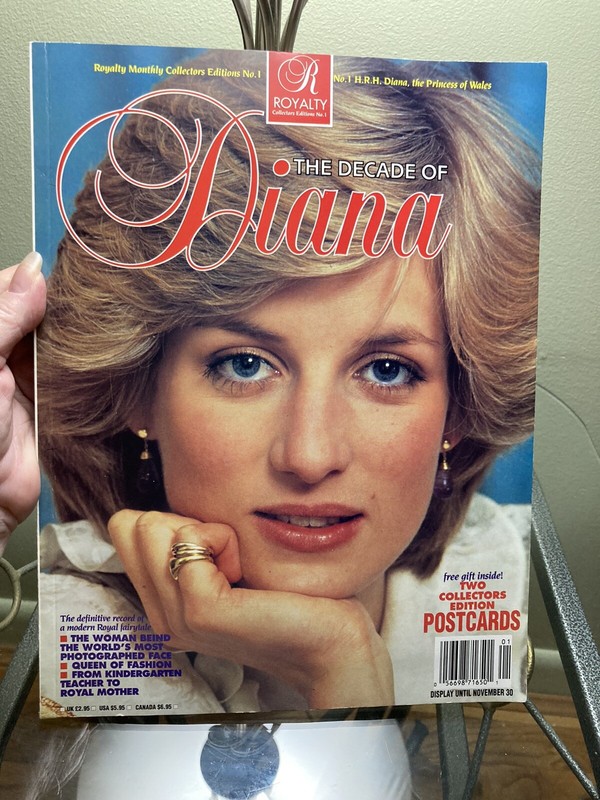 ROYALTY Collectors Edition #1 Decade of Princess Diana 1991