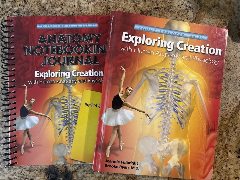Exploring Creation with Human Anatomy and Physiology Textbook + Notebook Journal