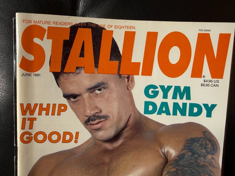 Stallion Magazine 6/91 vintage gay interest male pinups
