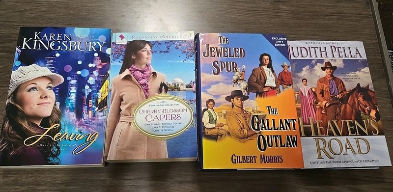 Bundle Of 4 Books 2 Paperback 2 Hardback Kingsbury Morris 2in1 Pella Conroy 4in1