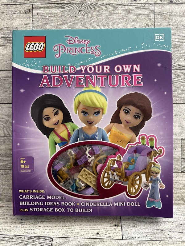 Lego Disney Princess Build Your Own Adventure Book Lego Sealed 79 Pcs $24.99MSRP