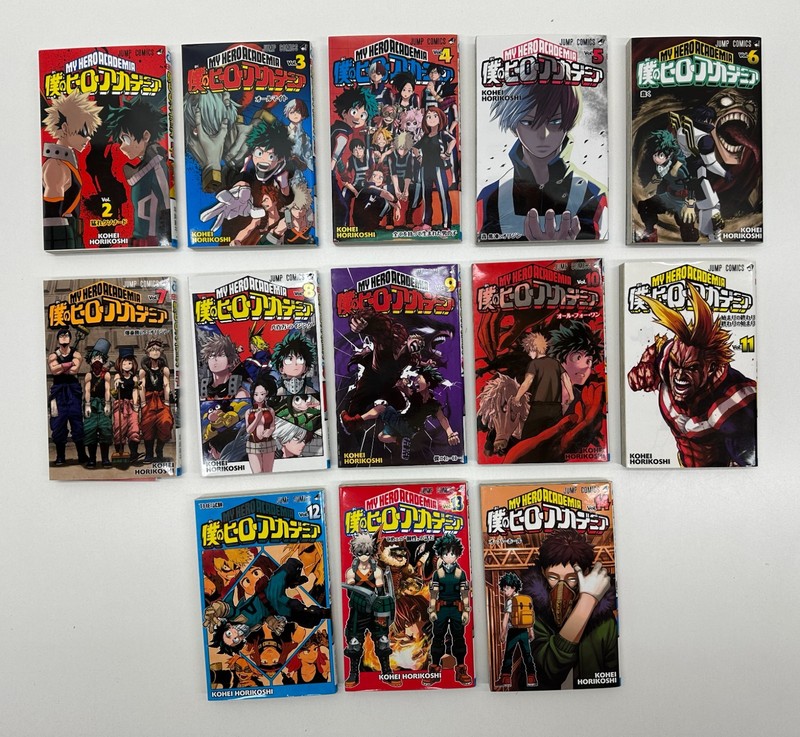 Lot of 13 My Hero Academia by Kohei Horikoshi Manga Series Books 2-14 NEW #001