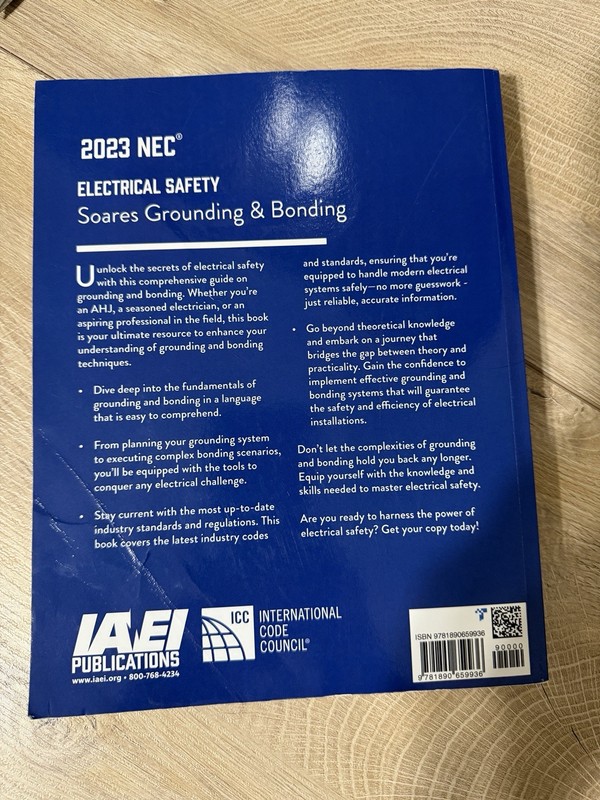 IAEI Publications Electrical Safety Soares Grounding & Bonding 15th Ed 2023 Book gallery