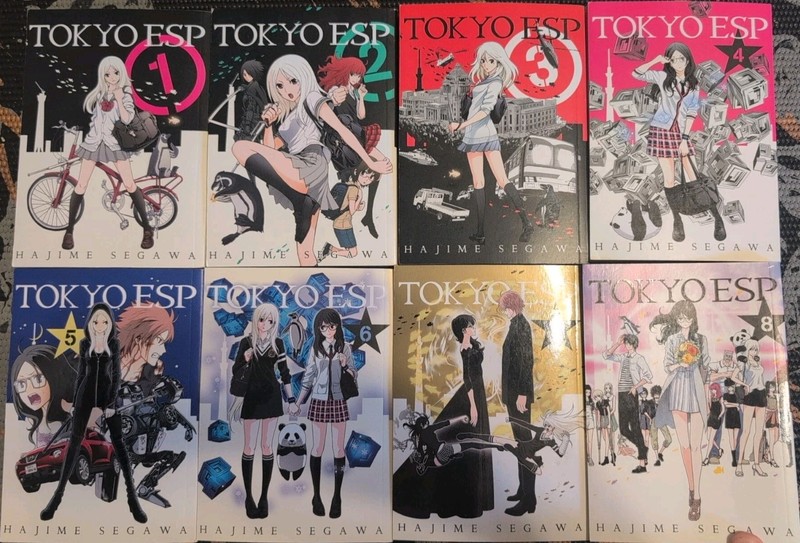 Tokyo ESP by Hajime Segawa Vols 1-8 Full Set / Paperback. VGC+