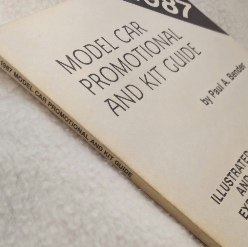Model Car Promotional and Kit Guide for 1987 by Paul A. Bender gallery