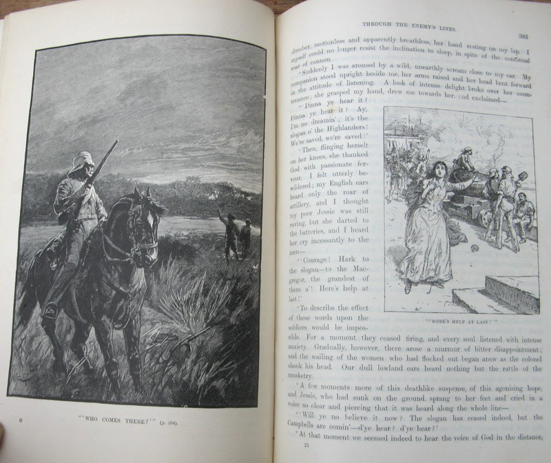 1889 Antique Decorative Leather Books- The World of Adventure Cassell gallery