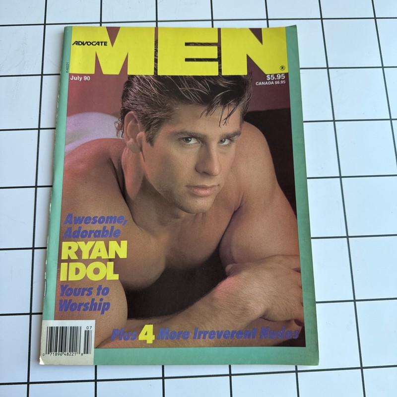 advocate men magazine July 1990 w/ Ryan Idol gallery