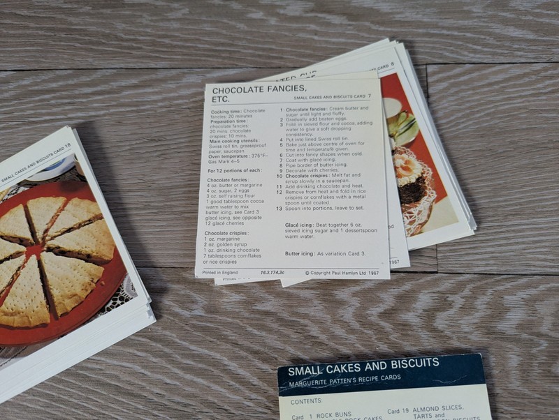 Marguerite Patten Hamlyn Recipe Cards Vintage Susan King UK Pls Read 3 Missing gallery