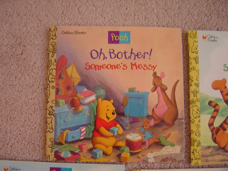 LOT OF 7 DISNEY OH BOTHER! WINNIE THE POOH FROM GOLDEN BOOKS gallery