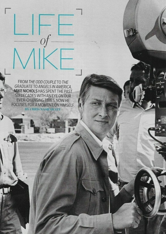 Entertainment Weekly Magazine Mad Men Evita Mike Nichols Adam Scott Movies TV gallery