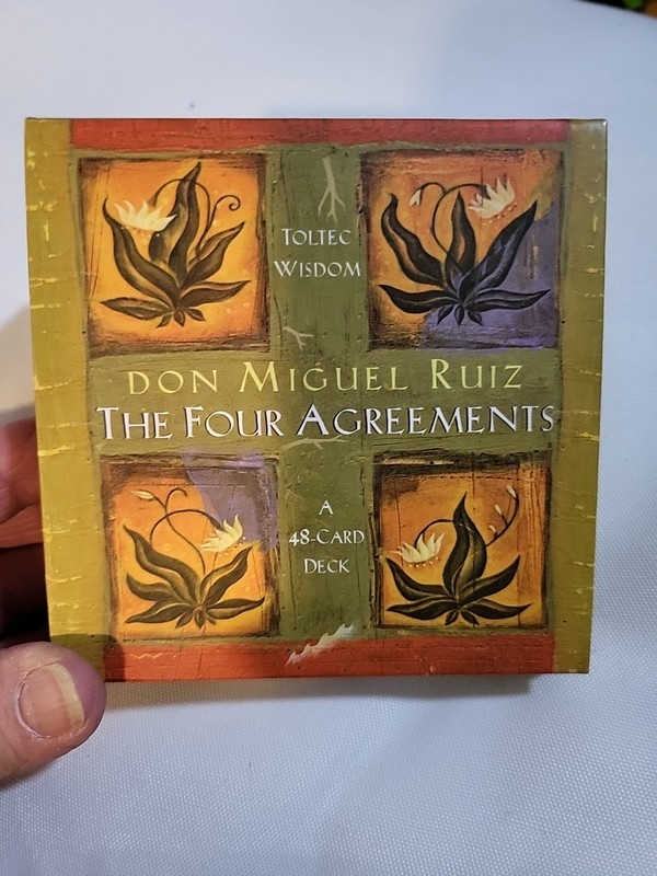 Toltec Wisdom 48 Cards The Four Agreements Don Miguel Ruiz True Happiness