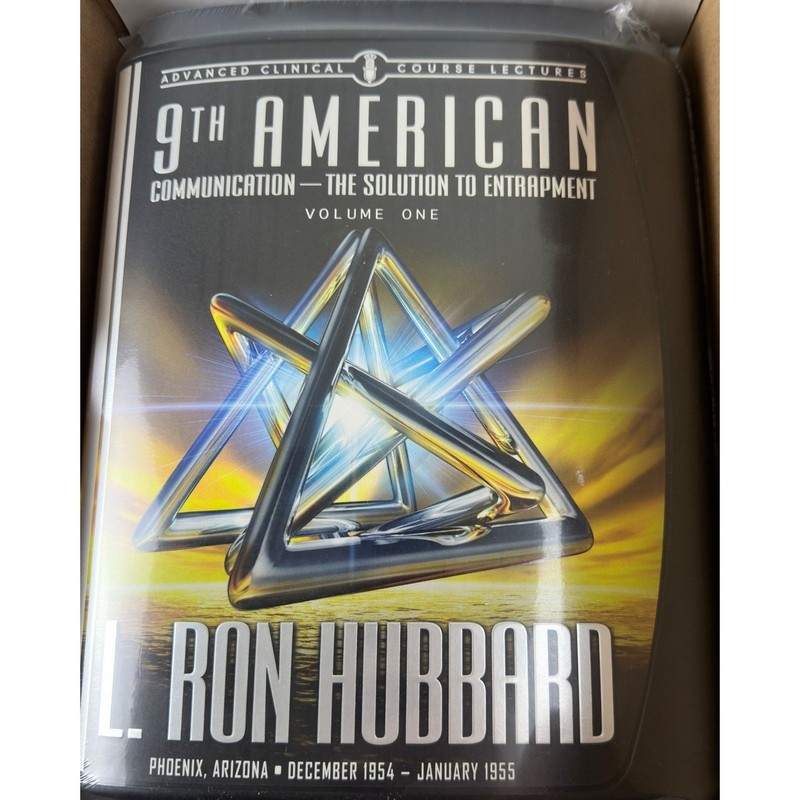 L. Ron Hubbard 9th American Advanced Clinical Course CD Vol 1 & 2 Factory Sealed