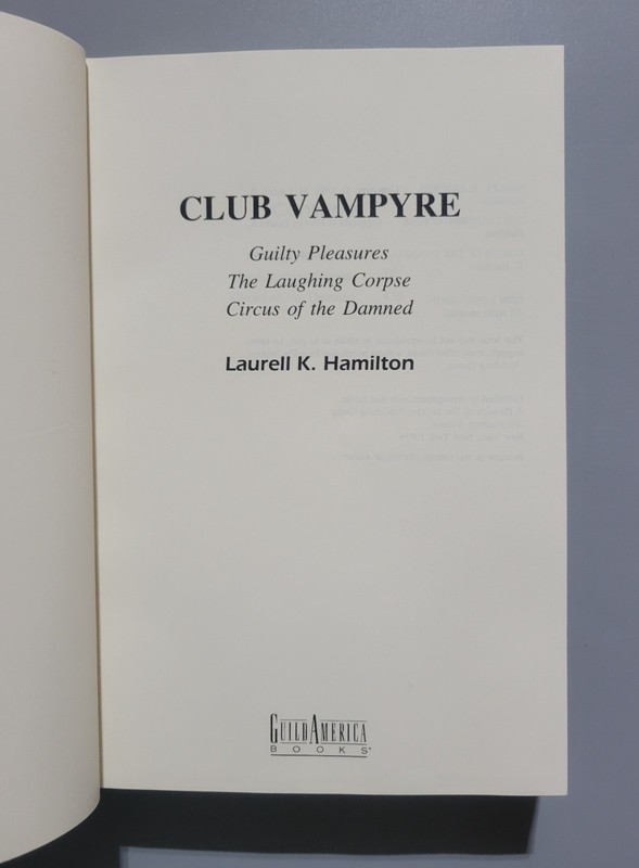 Anita Blake Vampire Hunter Titles 1-8 in 3 Book Omnibus Set - Hamilton - HC/VG gallery