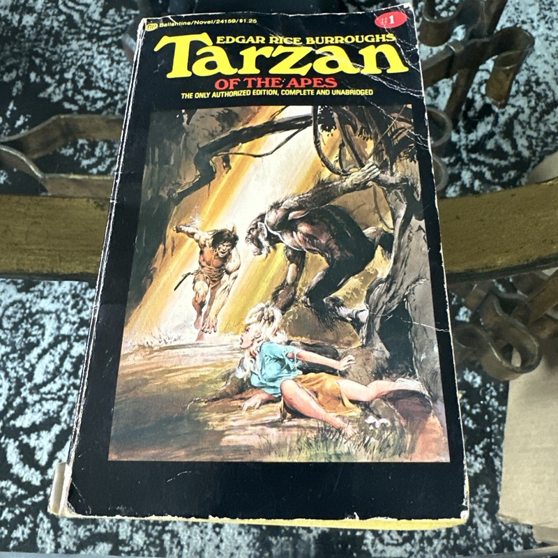 TARZAN OF THE APES #1 Edgar Rice Burroughs vintage paperback 1976
