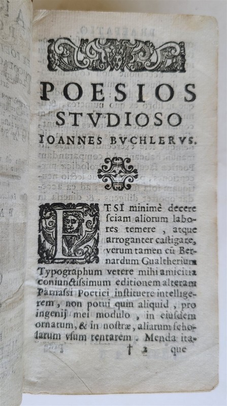 1617 POETRY PARNASSUS POETICUS antique VELLUM BOUND over 1000 pages w/ slip case gallery