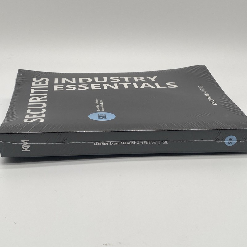 Knopman Marks Securities Industry Essentials Study Guide Exam Prep Book 4th ED gallery