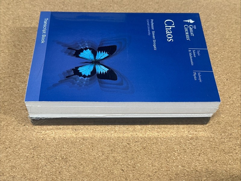NEW The Great Courses: Chaos Parts 1 & 2 DVD + Guidebook + Lecture Book Strogatz gallery