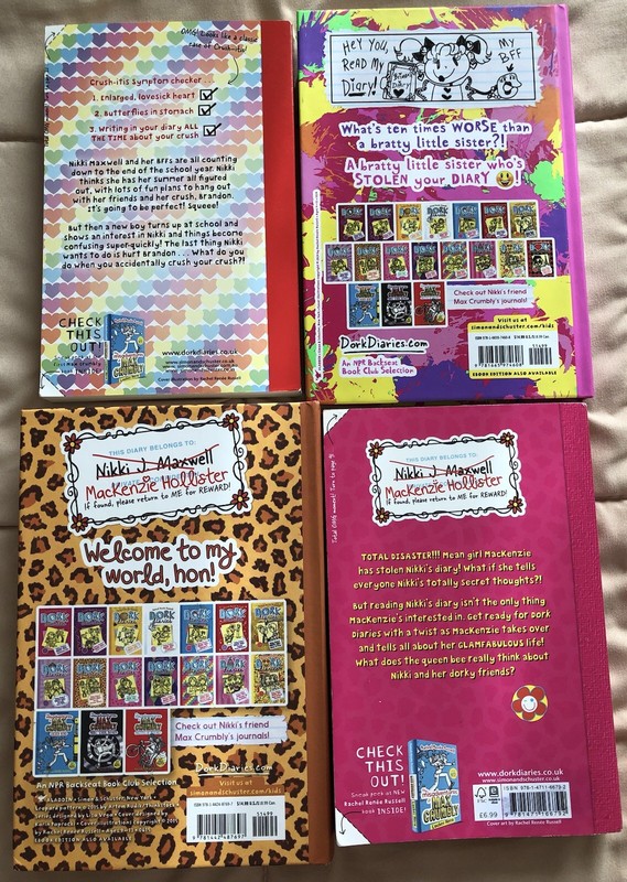 Dork Diaries By Rachel Renee Russell Lot Of 4 Miscellaneous Hardback Books gallery