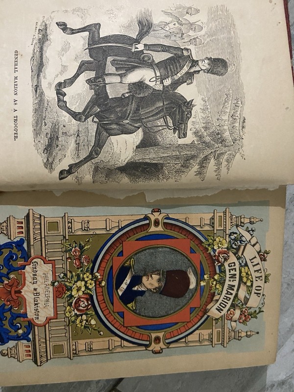 Vintage Book, Life Of General Marion, Philadelphia Lindsay & Blakiston gallery