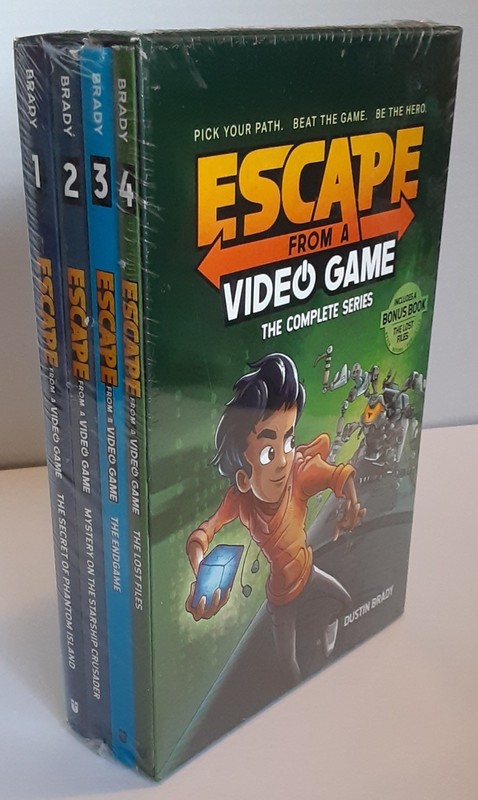 Escape from a Video Game The Complete Series 4 Book Box Set Dustin Brady, Jesse gallery