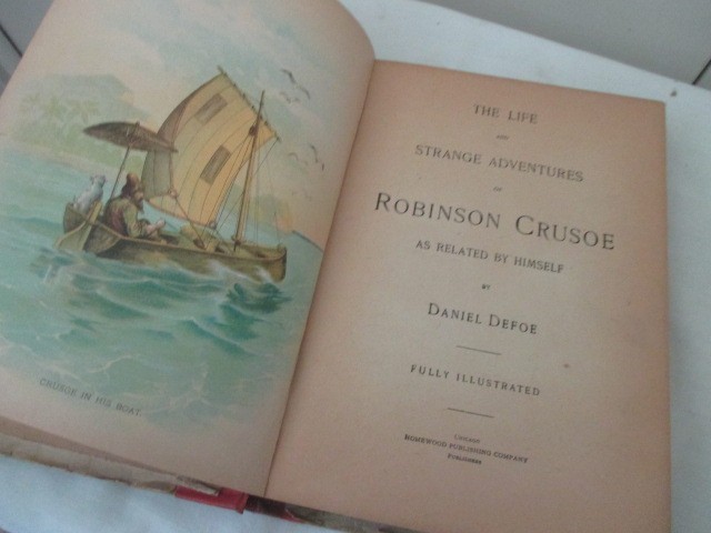 The Life and Strange Adventures of Robinson Crusoe HOMEWOOD PUB Daniel Defoe gallery