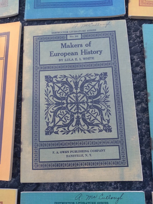 Antique 14 Fiction Novel Booklet lot Early 1900s literature instructor cloth gallery