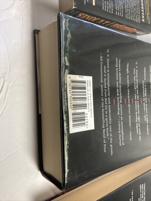LOT 4 PB HC SWORD OF SHADOWS SERIES BY J.V. JONES FORTRESS GRAY ICE CAVERN BLACK gallery